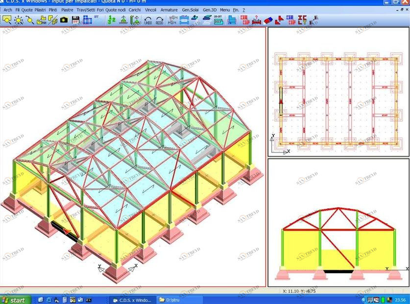 STS Расчет прямых цоколей и / или на опорах sun-id-1388681