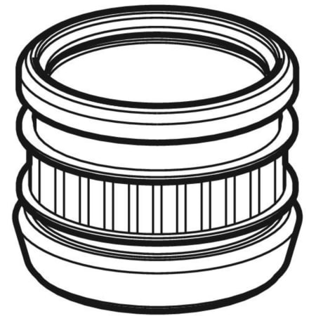 306.002.14.1 Опорно-компенсаторная муфта Geberit Silent-db20 Geberit  - Вид №1