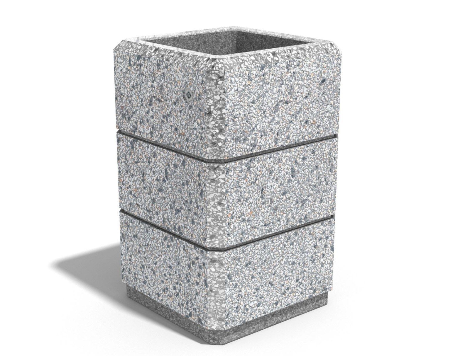 Бетонная квадратная плантатор ENCHO ENCHEV - ETE 76/77 ARCH-00079923