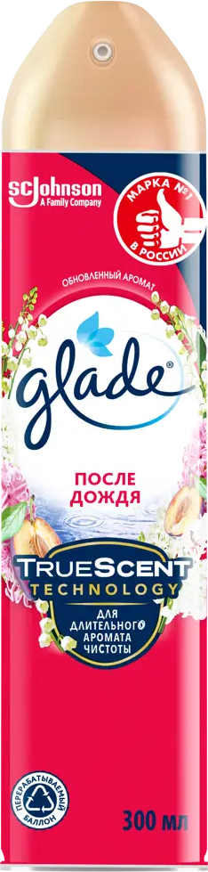 GLADE Аэрозоль-освежитель «После дождя» с природной свежестью 82454642