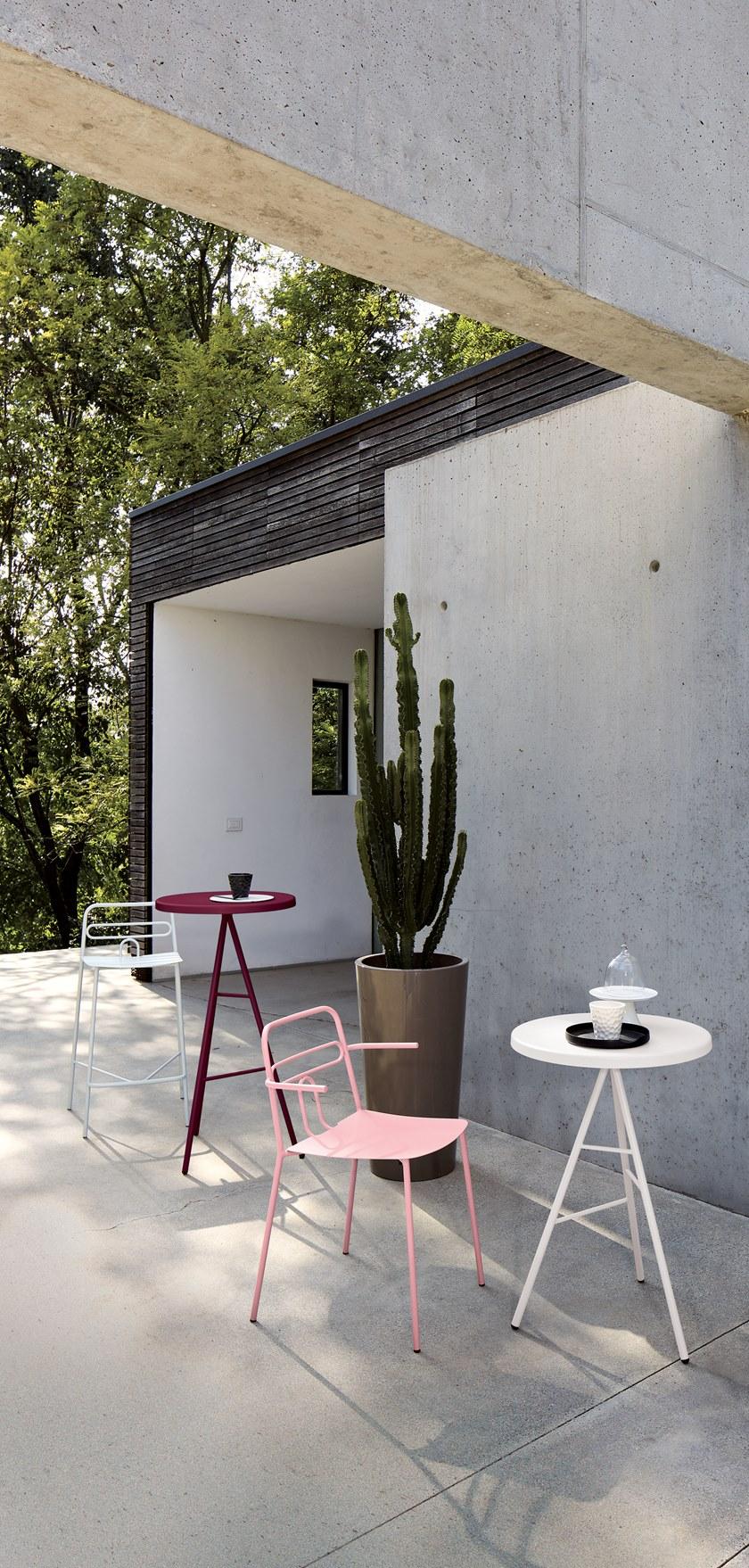 CaStil Круглый садовый стол из металла Symple Symple t - Вид №7