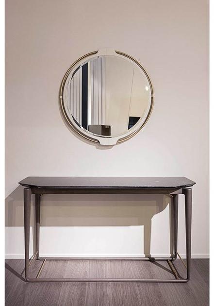 Turri Круглое зеркало со встроенной настенной подсветкой Vine sun-id-1418025 - Вид №1