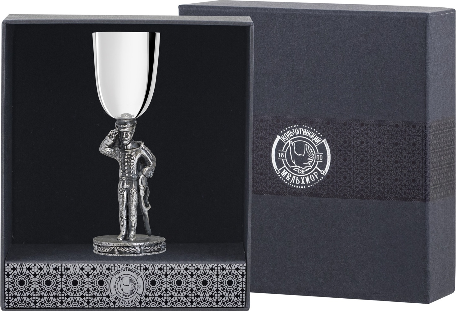 10639979 Аргента (Россия) Рюмка "Честь имею" Серебро 925 