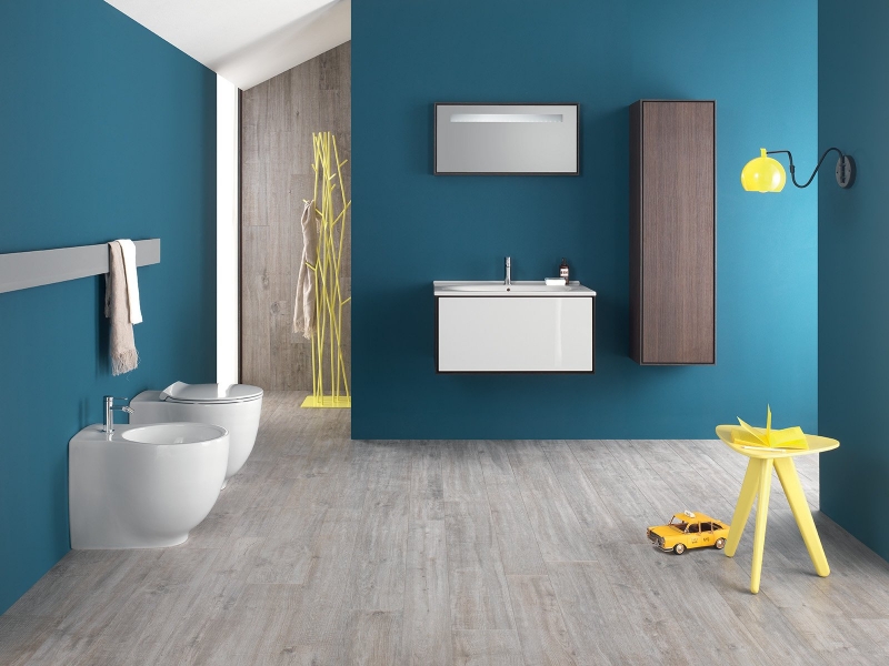 Y1E701 Le Fiabe Rimless, спина к стене унитаз PURE RIM_Pure Fix Hatria 