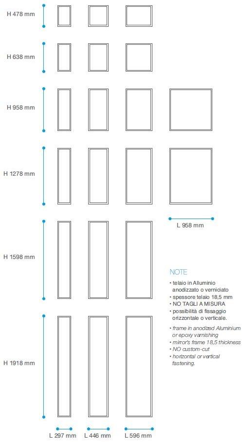 De Rosso Настенное зеркало из зеркального стекла sun-id-1398708 - Вид №1