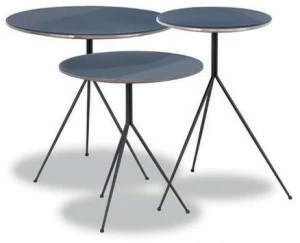 BAXTER Круглый лакированный журнальный столик Liquid