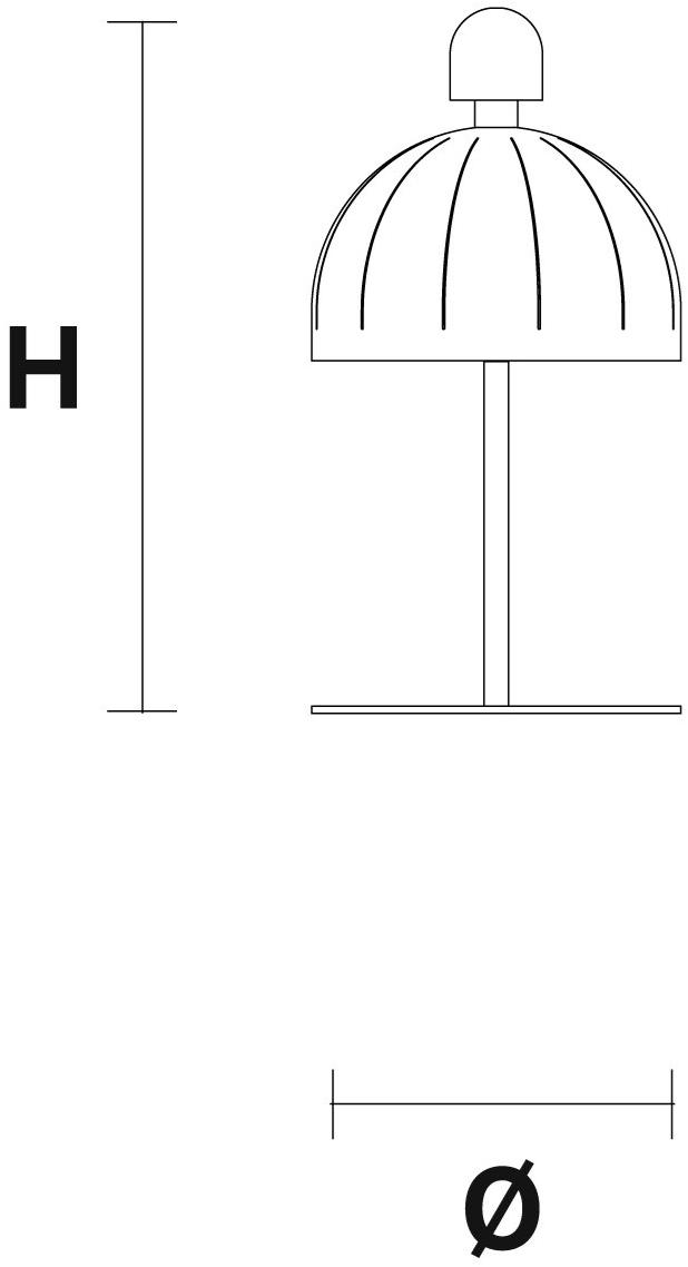 Masiero Настольная лампа из металла Cupole sun-id-1502872 - Вид №1