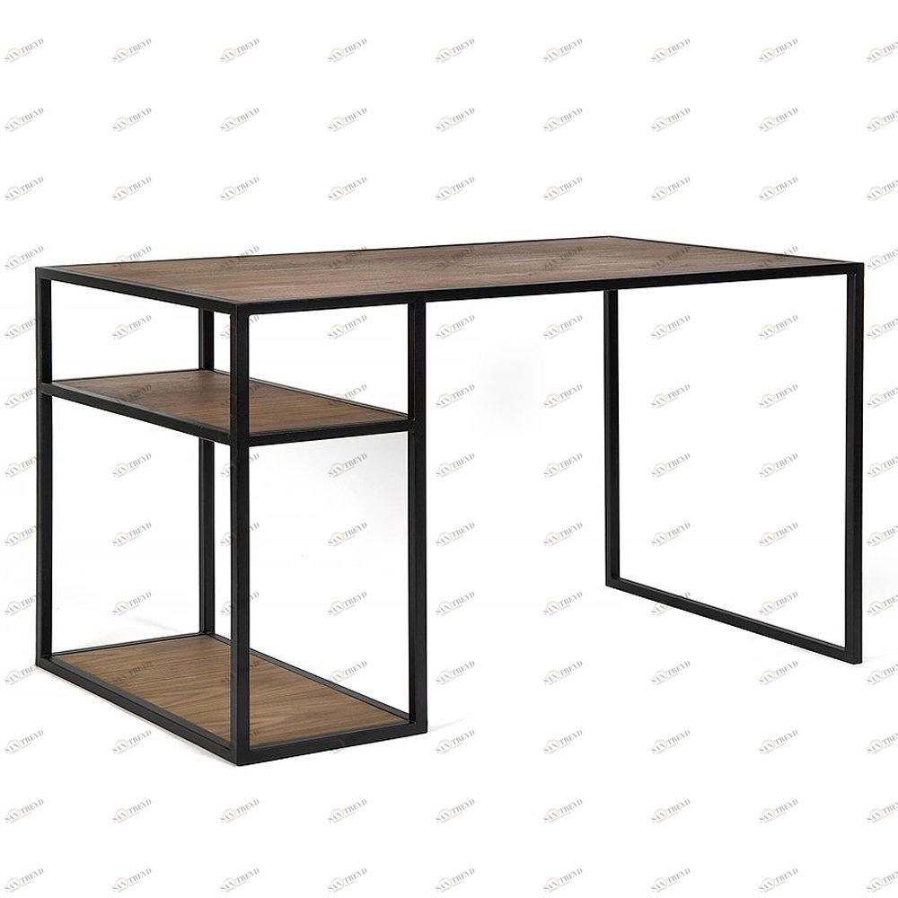 Письменный стол с полками американский орех Romero INTELLIGENT DESIGN ПИСЬМЕННЫЕ СТОЛЫ ROMERO 260984 Орех;коричневый 