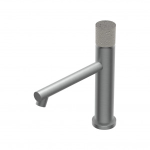 E0BA0124D Смеситель для раковины, однорычажный Ritmonio Diametro35 Inox Concrete