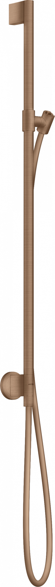 48792310 Душевая штанга с настенным подключением и душевым шлангом 1,60 м AXOR ONE