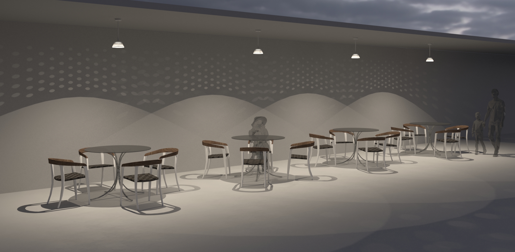 3270166 Потолочный светильник Platek MESH Soffitto  MESH h. 480 mm - LED 4000K 87°  - Вид №5