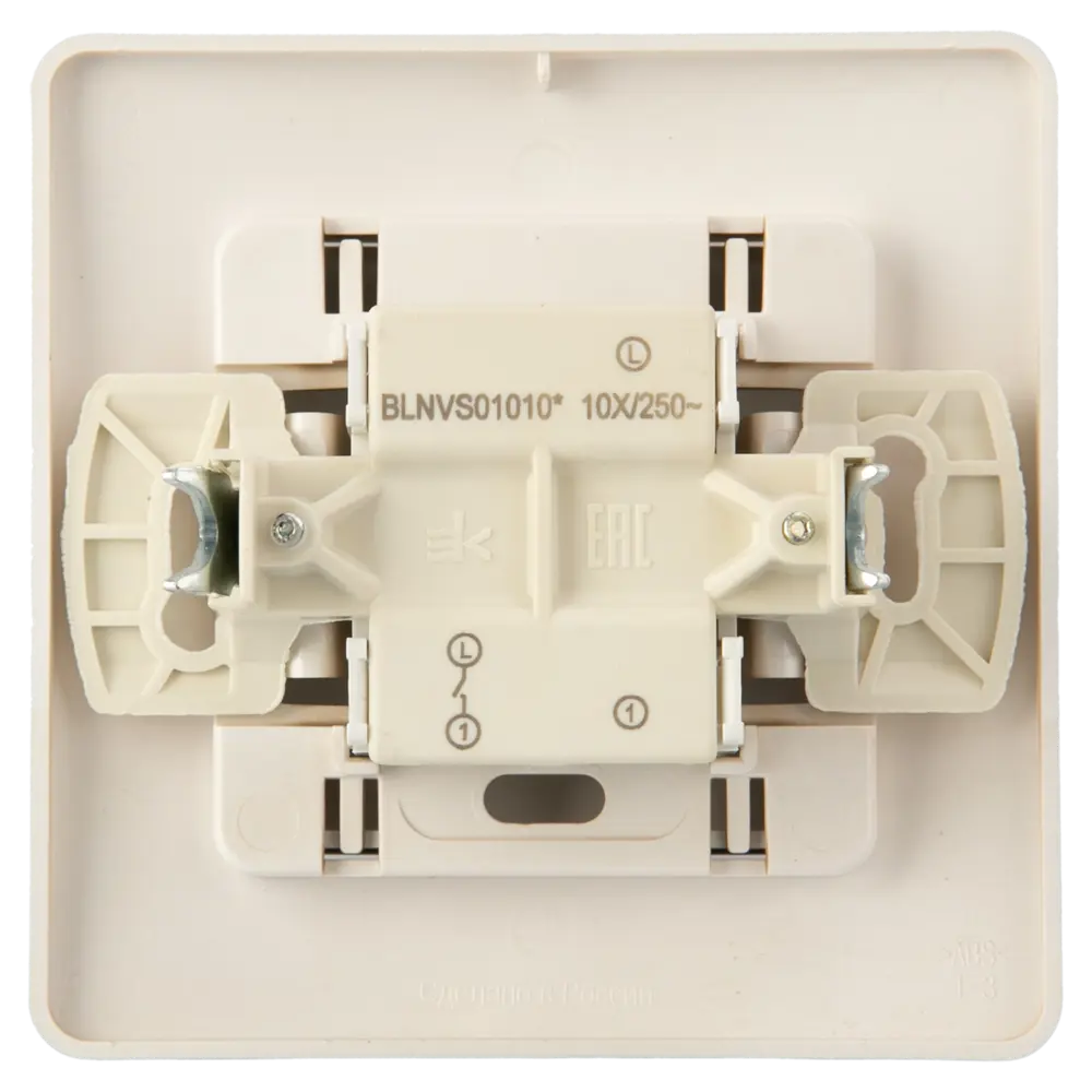 Выключатель встраиваемый Systeme Electric Blanca 1 клавиша цвет титановый STLM-2040099 - Вид №2