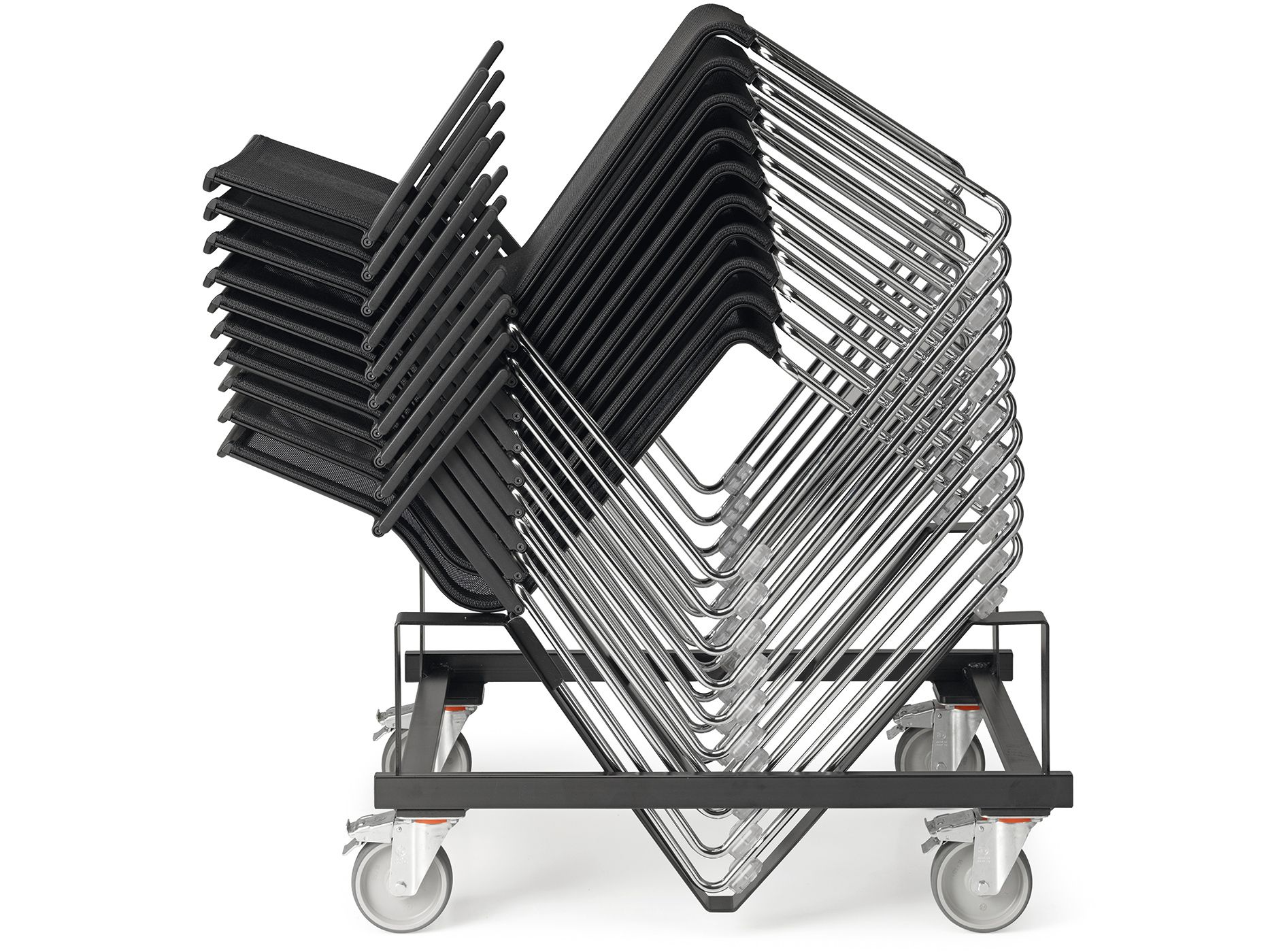 Штабелируемый сетчатый стул с подлокотниками ICF Stick Chair ARCH-00092089 - Вид №1