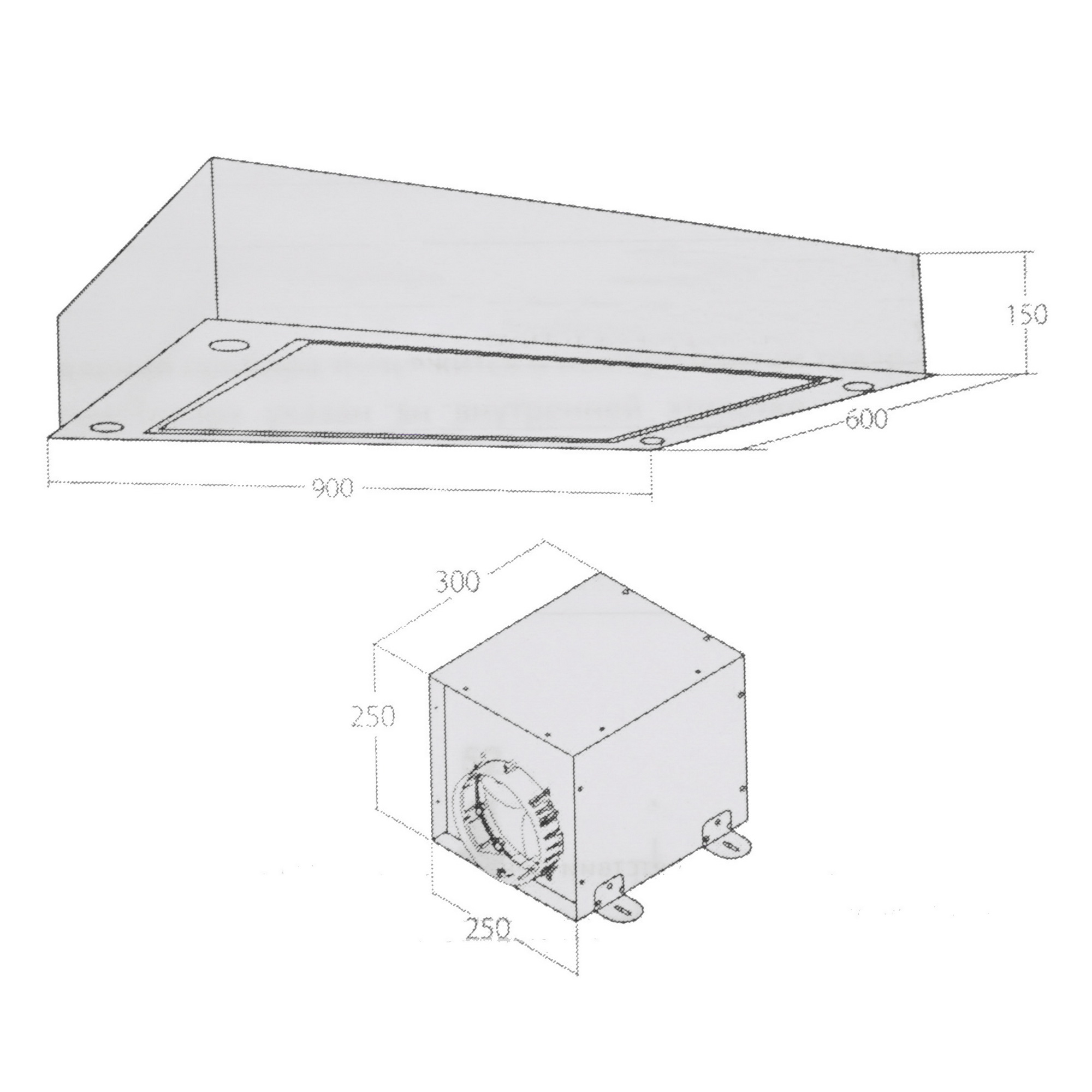 1147156 Вытяжка островная Akpo WK-9 Manado серебристый/белый STDN-0124812 - Вид №14