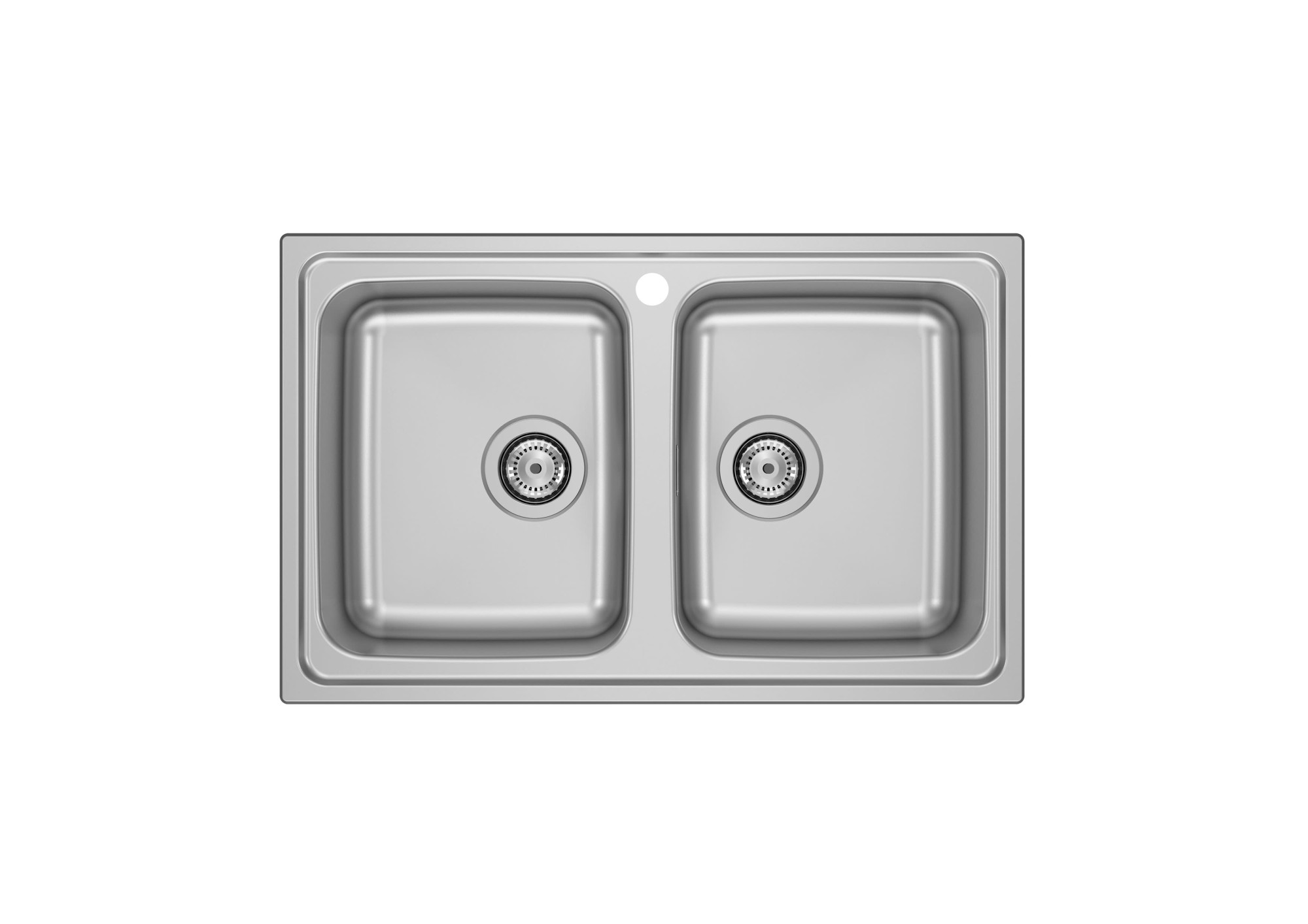 A870N20790 мойка из нержавеющей стали с 2 чашами ROCA Budapest