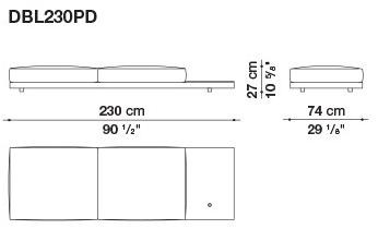B&B Italia Кожаный диван Dock sun-id-1441060 - Вид №141