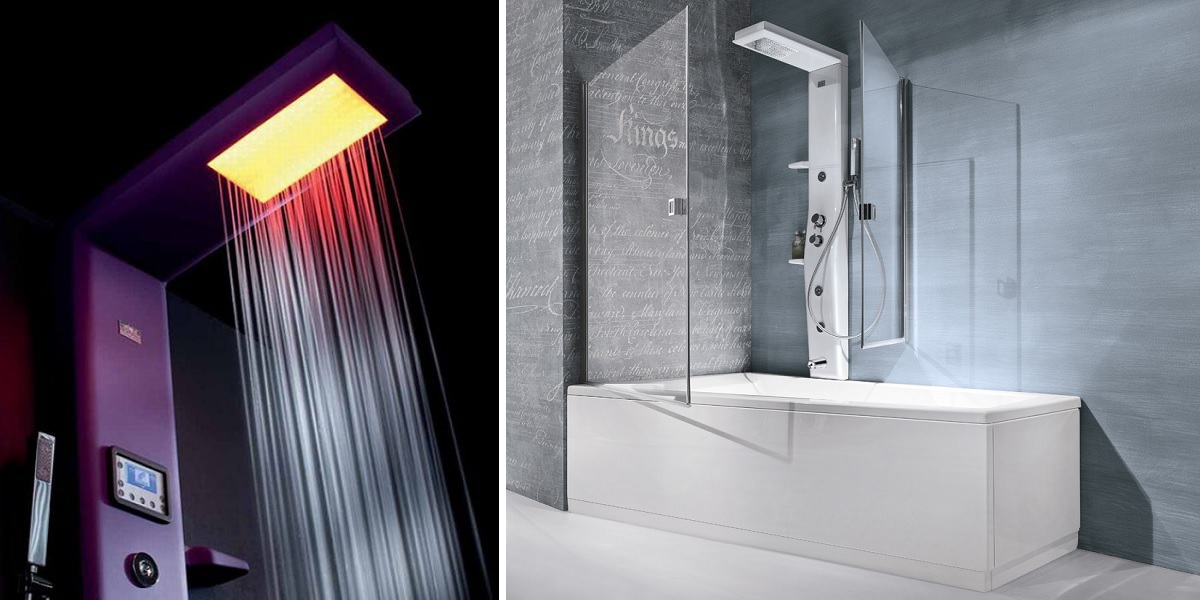 Душевая колонна Etoile 125 см с хромотерапией 4ETA6N0 Gruppo Geromin - Вид №1