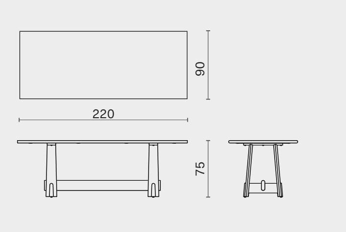 Деревянный стол District Eight Одетта ARCH-00004209 - Вид №10