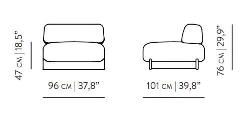 Тканевое кресло с ореховым основанием Wewood купол ARCH-00071955 - Вид №3