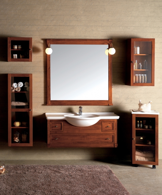 8044 Tifernoit Композиция для ванной в цвете блонд орех Bagno 