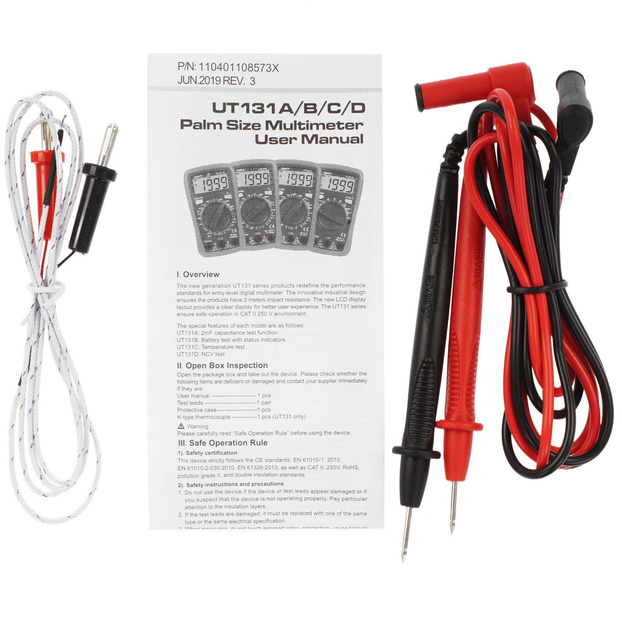 Мультиметр UNI-T UT131C 9155838 STDN-0104529 - Вид №5