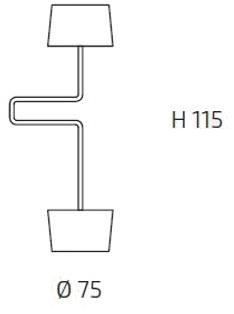 Officine Tamborrino Торшер из листового металла sun-id-1375934 - Вид №4