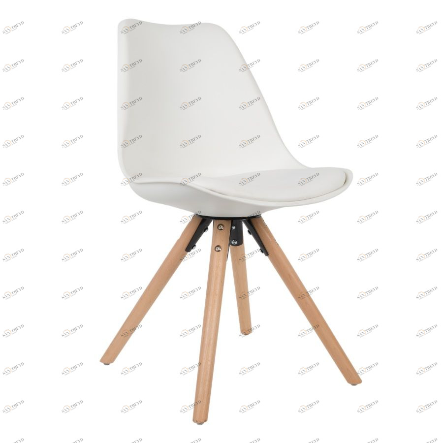 Стул Tryck белый White Label Living 1100278