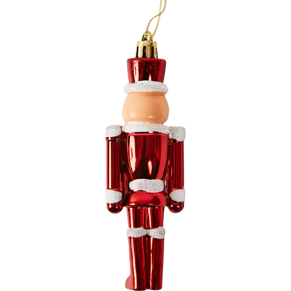 87036536 Елочная игрушка Щелкунчик 12.8x12.3 цвет красный 3 шт. STLM-1357069 Santreyd  - Вид №7