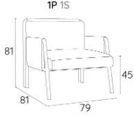 Adrenalina Кресло из ткани с подлокотниками Swing sun-id-1356208 - Вид №9