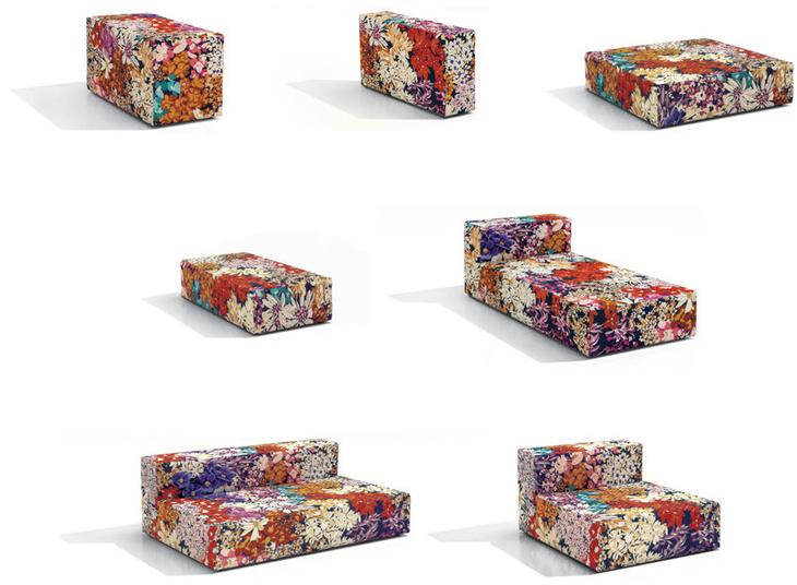 MissoniHome Мягкий шезлонг со съемным чехлом Nap sun-id-1413168 - Вид №1