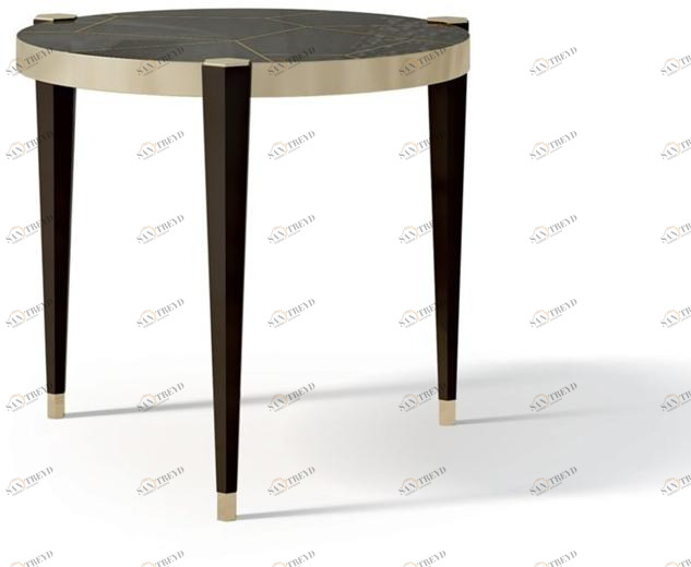 Carpanese Home Круглый высокий журнальный столик Contemporary 7540 - 7580