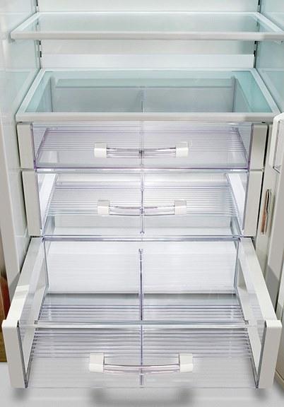 Sub-Zero Встраиваемый двухдверный холодильник из нержавеющей стали с диспенсером для воды класса a +  Icbbi-42sd/s/th  - Вид №5