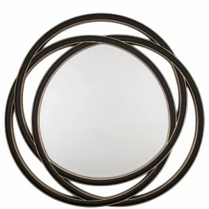 Зеркало круглое черное большое диаметр 120 см Round S PUSHA ДИЗАЙНЕРСКИЕ 062522 Коричневый
