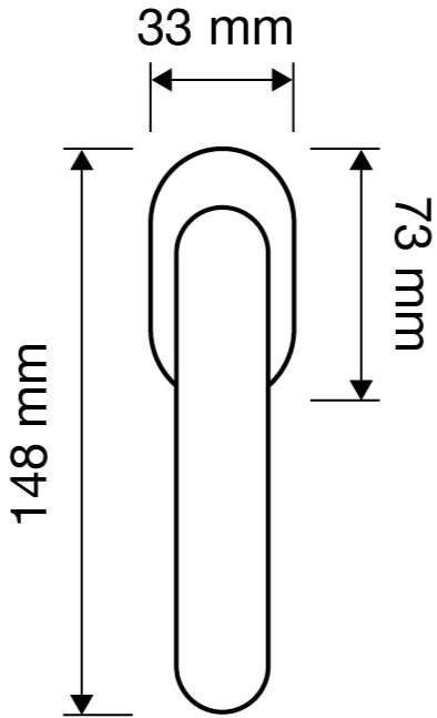 LINEA CALI' Оконная ручка из латуни на розетке Heidi sun-id-1403385 - Вид №1