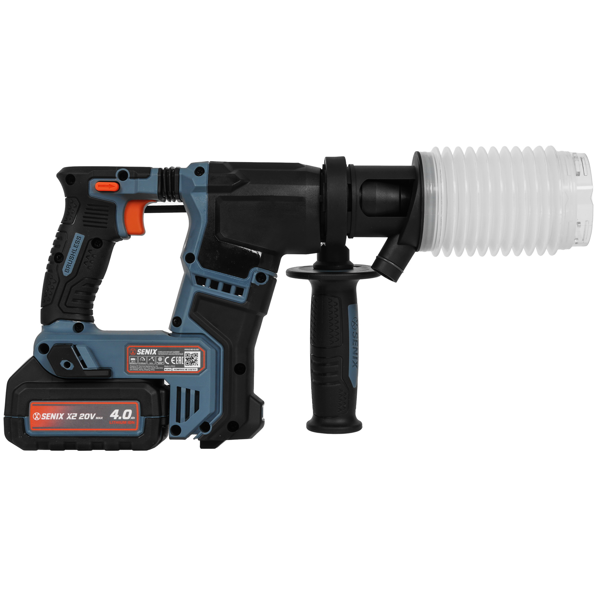 Перфоратор SENIX PDRX2-M2-EU SET 20 Volt Max X2 5446046 STDN-0002387 - Вид №2