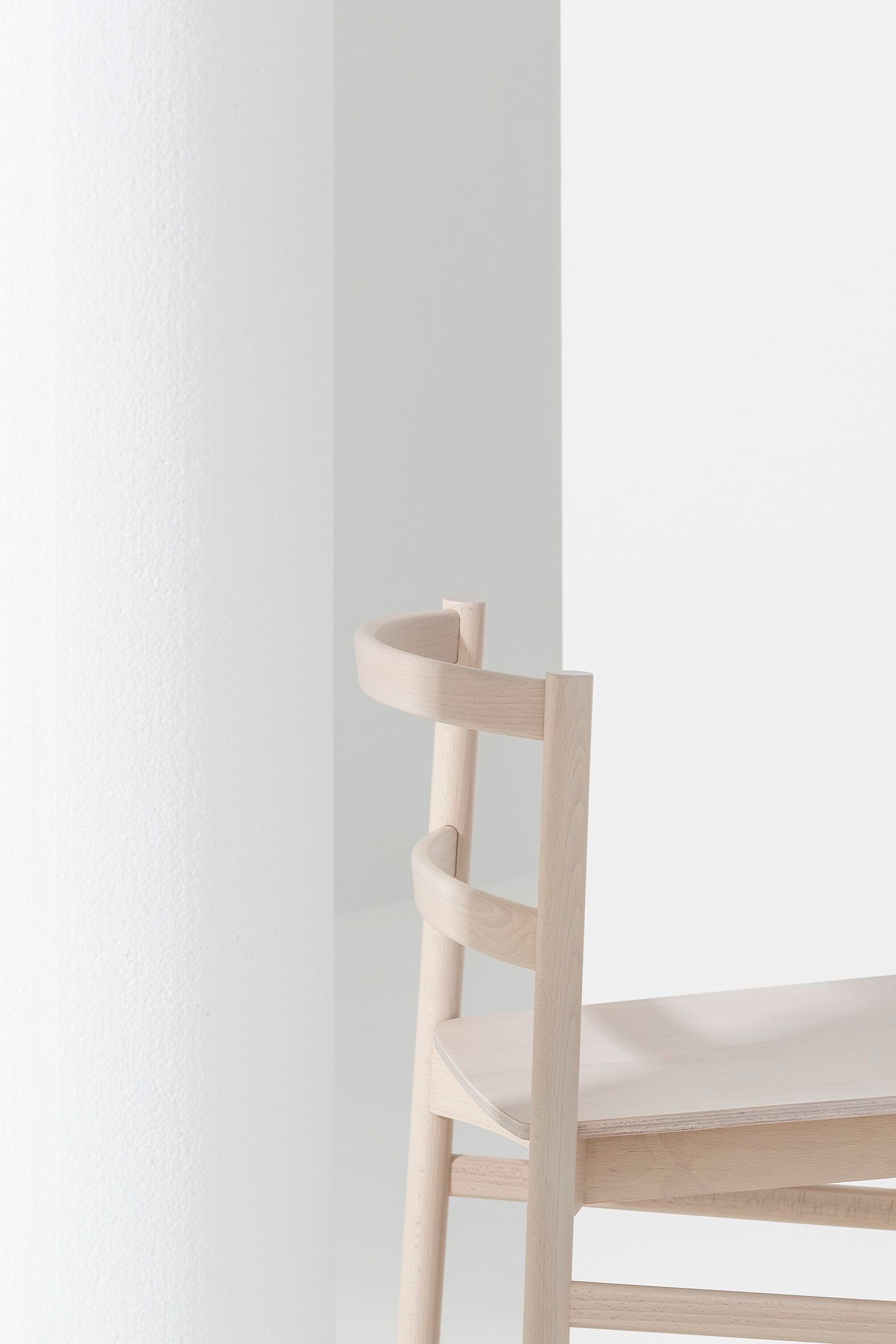 Высокий стул из бука Billiani Load ARCH-00120410 - Вид №3