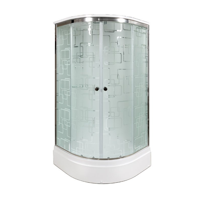 L 908 с гм. и эл. Душевая кабина DETO Серия L ЕМ2790 с гидромассажем (гм.) - Вид №14