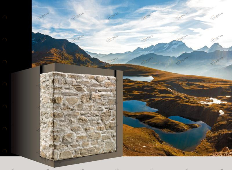 GEOPIETRA® Облицовка фасада реконструированным камнем Profilo spontaneo sun-id-1420983