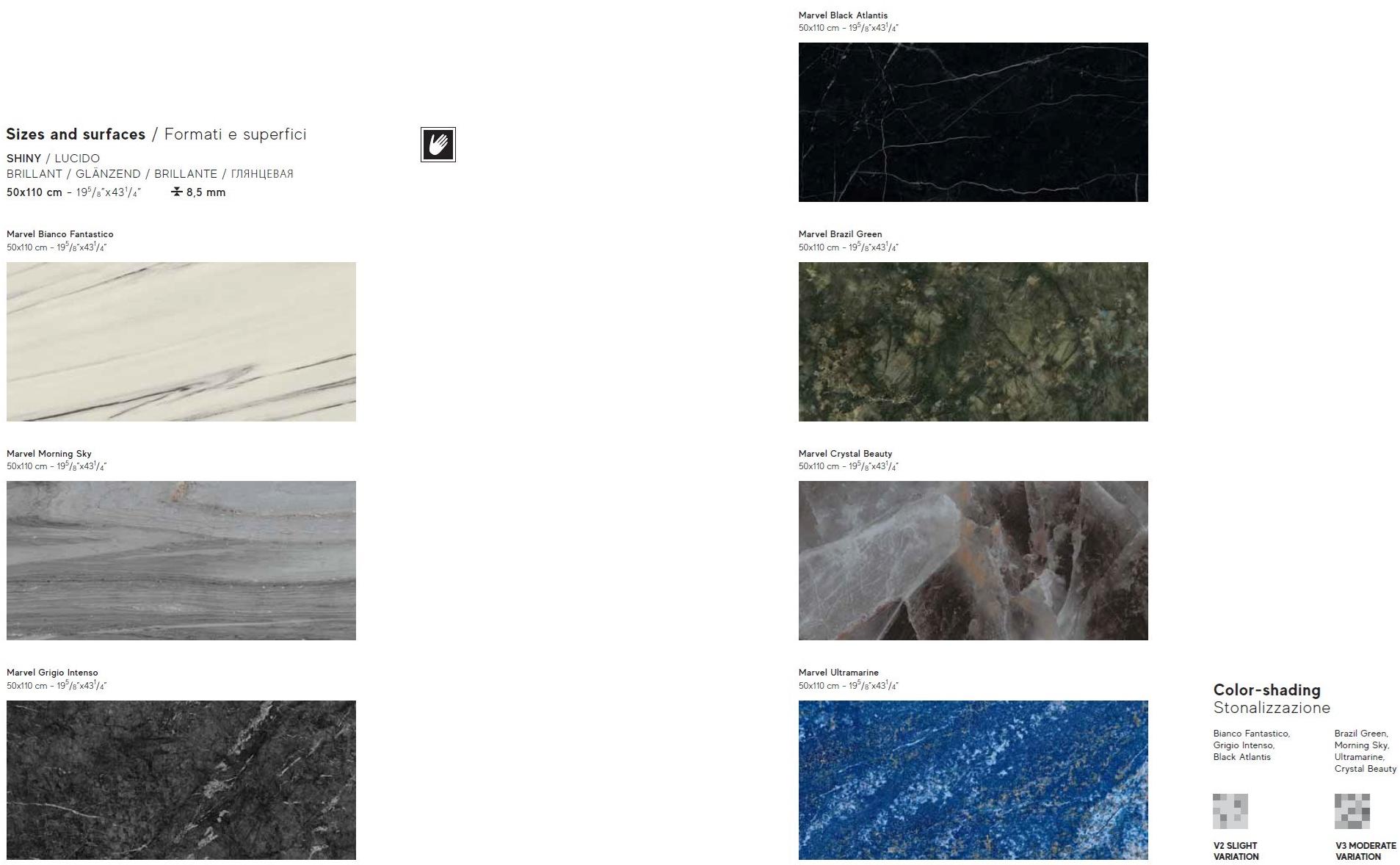 Atlas Concorde Белая плитка для стен с эффектом мрамора Marvel dream sun-id-1460935 - Вид №71