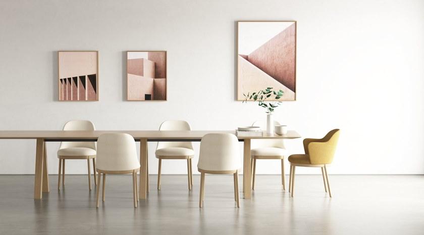 Viccarbe Стул с обивкой и подлокотниками Aleta sun-id-1504844 - Вид №2