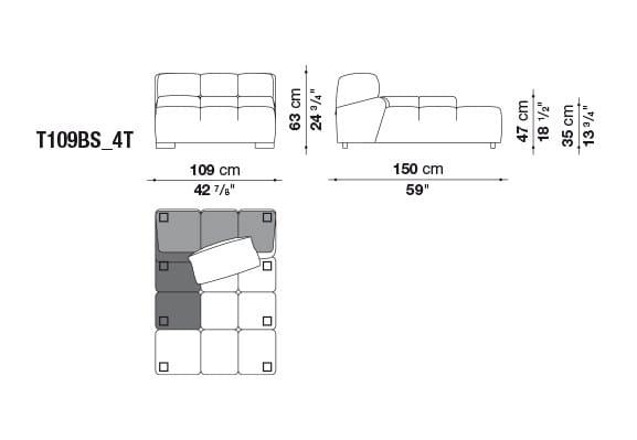 Модульный диван B&B Italia Tufty Time ARCH-00144354 - Вид №20