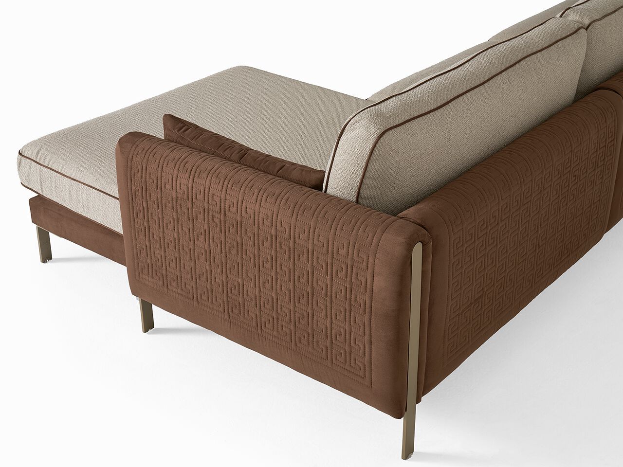 Модульный тканевый диван с полуостровом NDESIGN Ezora ARCH-00084609 - Вид №3