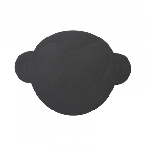 983147 NUPO anthracite подстановочная салфетка обезьянка 38x28 см, толщина 1,6 мм;LIND DNA