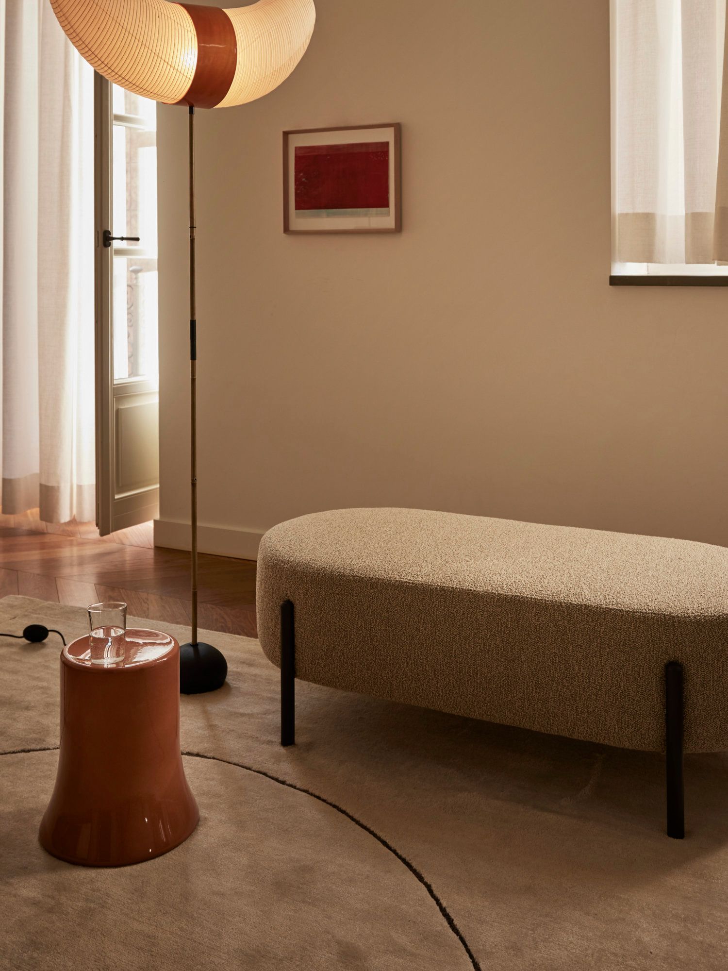 Круглый терракотовый журнальный столик Bolzan IN GIRUM ARCH-00093943 - Вид №3