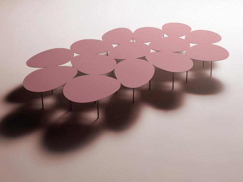 ERBA ITALIA Низкий овальный журнальный столик sun-id-1377531 - Вид №7