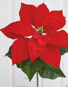 1899 444 a3 Искусственная пуансеттия, 70 см, Ø 26 см, красная H-andreas