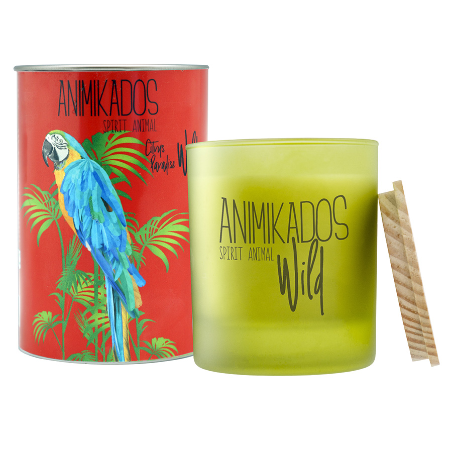 VV040CPAW Свеча ароматическая wild parrot, Цитрусовый, 40 ч Ambientair 