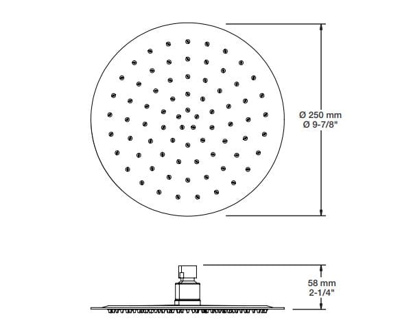 Набор термостатических встраиваемых ванн с ручным душем BARIL Sens B45 ARCH-00128400 - Вид №3