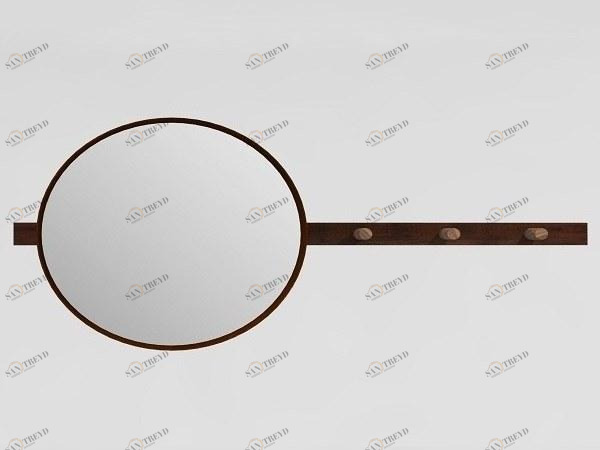 TrackDesign Corten ™ зеркало / вешалка для одежды  Dc1117000 