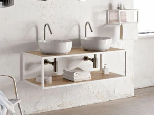 Scarabeo Ceramiche Тумба под умывальник подвесная двойная Frame